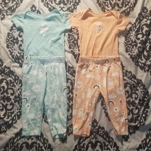 2/$15 Hello Bello 3-6m Matching Set Bundle